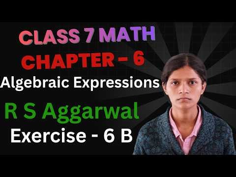 Class 7 Math Chapter 6 Ex 6 B R S Aggarwal