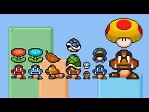 Super Mario Bros X (SMBX 1.4.4) - Goomba All Power Ups . HD