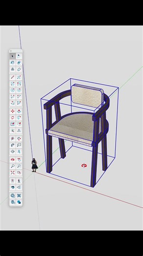 Mettre un composant à échelle #sketchup #tutosketchup #architecture