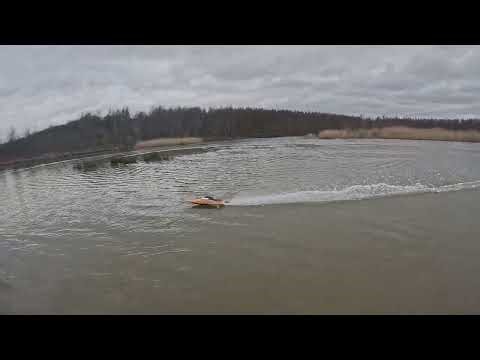 Volantex vector sr80 pro at the puddle part 2