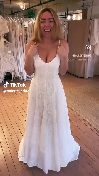 At Loulette YOU choose fabric, silhouette, a leg slit, an added sleeve? Since we create everything here in our BK studio, you can customize as much or as little as you’d like. #weddingdress #wedding #bride #weddingplanning #yestothedress #bridal #coolbride #brooklynbride #inclusivebridal #plusbridal #sayyestothedress #sustainablebridal #coolweddingdress #ecowedding #sustainablefashion #newyorkbride #brooklynwedding #newyorkwedding #loulette #sustainablebridal#loulettebride #sustainablebridal #br