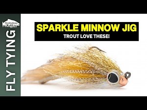 Mini Sparkle Minnow Jig Streamer | A Northern Angler Fly Tying Tutorial