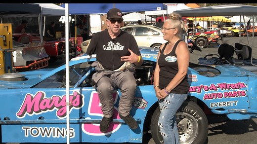 This past weekend's pit interviews with BrandyHood Promotions and @saxonhopp | Evergreen Speedway