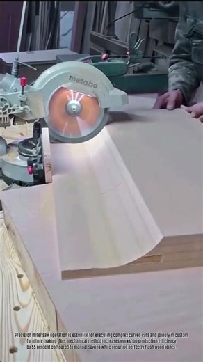 Create Custom Furniture with Precision Miter Saw Curved Woodcutting Techniques