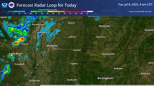 Happy Tuesday Mid-South! Here's a radar loop of shower and thunderstorm timing for today. ⛈️ There is a conditional chance (