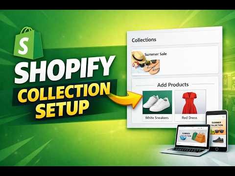 How to Create Collection in Shopify & Add Products (Beginner Tutorial) 2026