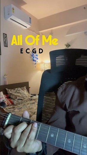 All of Me Guitar Chords | Easy Tutorial for Beginners | John Legend Guitar Lesson #shorts #ytshorts