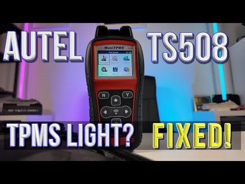 AUTEL TS508 - TPMS LIGHT? FIXED!