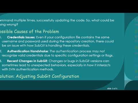 Why Can't SubGit Commit to SVN Repo? Here's the Fix!