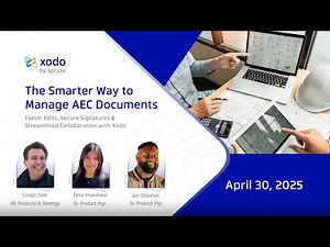 The Smarter Way to Manage AEC Documents with Xodo