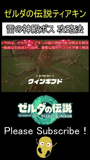 初心者向け！誰でも簡単 雷の神殿ボス クィンギブド攻略法解説！Queen Gibdo #ゼルダの伝説ティアーズオブザキングダム #ゼルダの伝説ティアキン #ゼルダの伝説TotK #TotK #ゲーム実況 #legendofzelda #legendofzeldatearsofthekingdom
