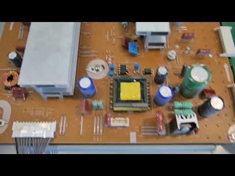 Samsung Plasma TV powers on but no picture REPAIR (different problem than other videos I saw)