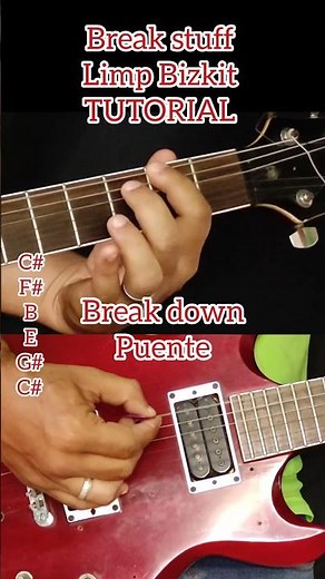 TUTORIAL break stuff Limp Bizkit GUITAR LESSON #guitar #guitarlesson #tutorial