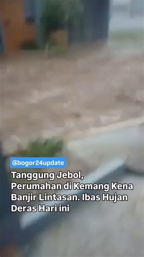 Bogor24Update on Instagram: "09 Agustus 2025: Dapat info dari warga sanaa, tanggul jebol terus perumahannya kena banjir lintasan. Saata ini dalam assasment petugas BPBD. . Lokasi dari yang ngirim video, di perumahan Avoria, Kemang, Bogor. Emang di kemang cukup parah gais banjirnya, di depan bilabong jalan terendam, ada kendaraan yang mogok juga. . Visual: Warga Komplek sana . #banjirlintasan #kemangbogor #hujanderas #bogor24update"