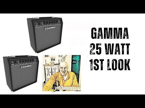 Gamma 25 Guitar Amp- First Look!