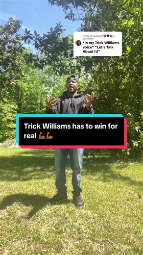 Replying to @Ladybug ❤️🖤👸🏽 Trick Williams has to win for real 💪🏾💪🏾 #wwe #wrestlemania #trickwilliams #trickshot #wrestling