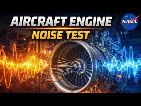 NASA Aircraft Engine Noise Test | Rotating Rake Technology Explained