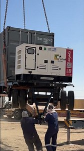 Lifting Heavy Generator on Trolley | Safe Handling & Proper Setup