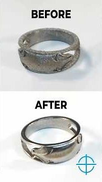 Polishing 3D-Printed Titanium Rings (Before & After)