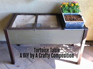 A Crafty Composition Tortoise Table