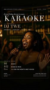 Friday Karaoke Tonight at M&M Frisco