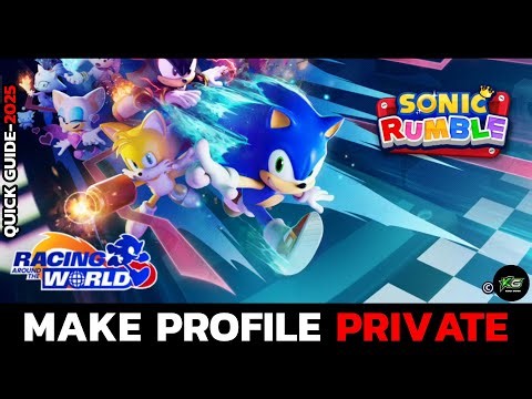 How to Make Your Sonic Rumble Profile Private (Mobile & Tablet)?