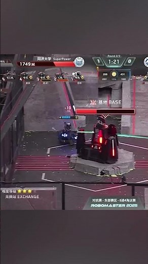 This robot has a dual-wheel system