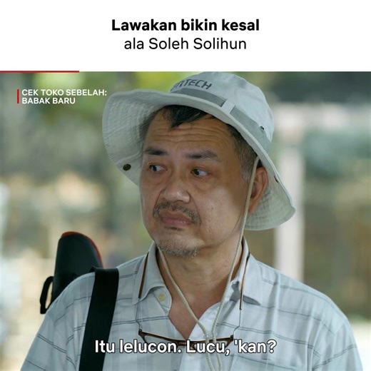 2.9M views · 49K reactions | Duh, kalo ini mah Soleh Solihun mancing emosi namanya  Tonton Cek Toko Sebelah: Babak Baru di sini: https://www.netflix.com/title/81324272 | Netflix | Facebook