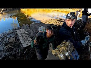 A treasure trove of jewels! We search the mud of this dry canal