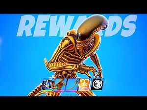 Golden Alien Xenomorph Skin in Fortnite!.. How to get the Secret Golden Xenomorph