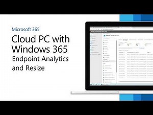 Learn how you instantly can resize your cloud PC together with Endpoint Analytics
