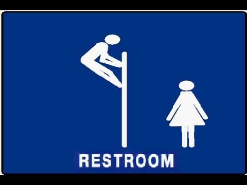 Toilet Sign Animation (hilarious)