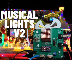 Automatic Synchronized Musical (Christmas) Lights Version 2 Ft PCB, Arduino and MSGEQ7