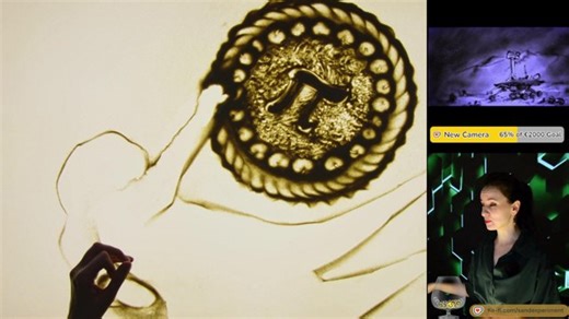 Sand Art | Drawing with Sand