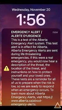 Alert Ready - (Alberta) Caught on FM Radio Nationwide Test #emergencyalert