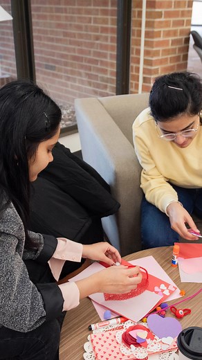 Students gathered in the library today to make Valentine’s Day cards and Lovebugs. Lots of creativity going on. Thanks to @uwpcampusactivities and @uwparksidelibrary for this event! | University of Wisconsin-Parkside | Facebook