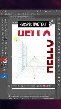 Create Stunning Typography Text Effects in Illustrator in 60 Seconds! 😱✨ #shorts #illustration