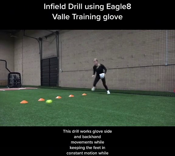 Use code “megrem” for a discount on all @valletraininggloves #baseball #softballdrills #infielddrills
