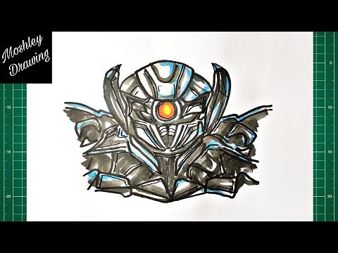 How to Draw Shockwave - Transformers