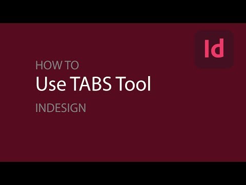 Use Tabs Tool for Alignment and Layout in InDesign
