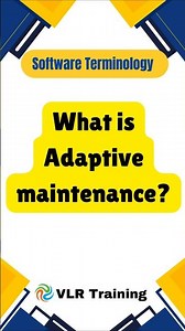 What is Adaptive maintenance ? Software Development Terms #softwareterms #softwareterminology