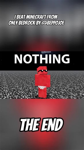 Mastering Minecraft: Surviving with Only Bedrock