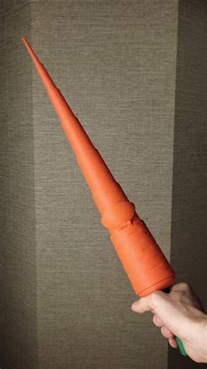 bigovereasy on Instagram: "This music (by talented @iday_composer ) makes you feel like cruising the galaxy in a starship... But here I am, just assembling a collapsible 3D-printed carrot 🥕. Link in Bio @kuleshow #carrot #3dprinting #3modeling #3dp #printables #cults3d #funny #makerworld #anycubic #thangs #thingiverse"