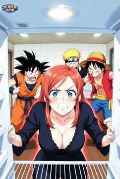 4k Goku + Luffy + Naruto = Khaana Gayab🍜😂