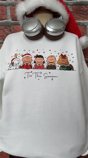 Tis the season to smile, sip cocoa, and stay cozy ☕🎄 #peanutschristmas #snoopyshirt #holidaytee #christmasvibes #christmasshirt | JojoTify