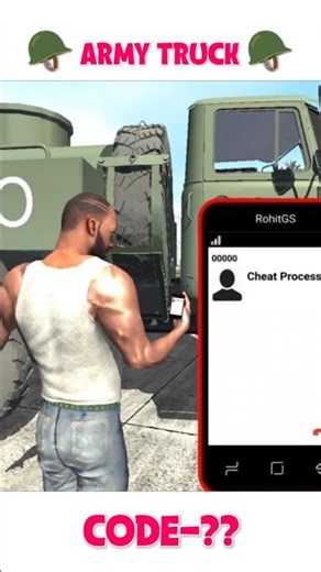 Army Truck Cheat Code 🤑 in Indian bike driving 3d New Update #shortsfeed #viral #ytshorts #game