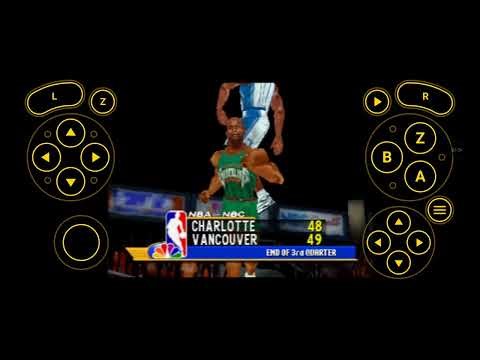1999 NBA Showtime NBA on NBC Nintendo 64 Title