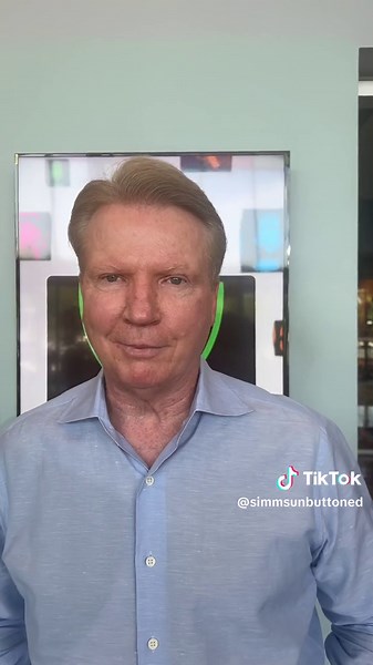 Big Phil and I know each other so well🤪 #simmsunbuttoned #philsimms #fatherandson