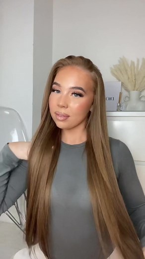 Sleek long hair in seconds using our clip-in hair extensions✨ #WearCliphair #clipins #hairtutorial #hairextensions #clipinextensions #extensionsuk #tutorial #clipinhair #clipinhairextensions #sleekhair #Later