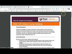 ENG 130 Course Overview